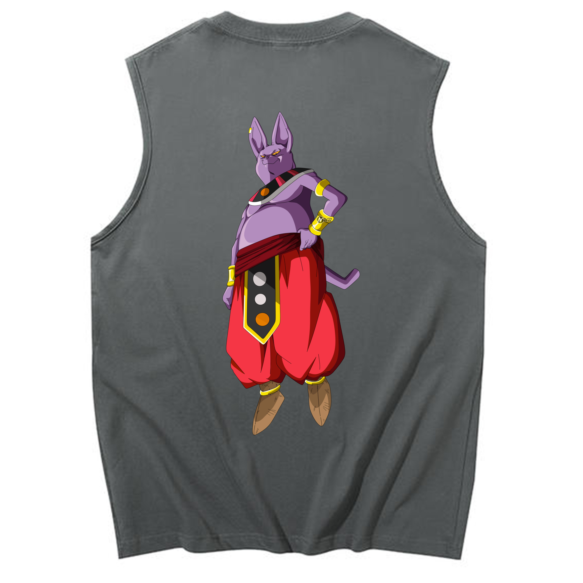 （画像用） ドラゴンボール シャンパ DRAGON BALL Champa コットン100％タンクトップ（背面プリント）